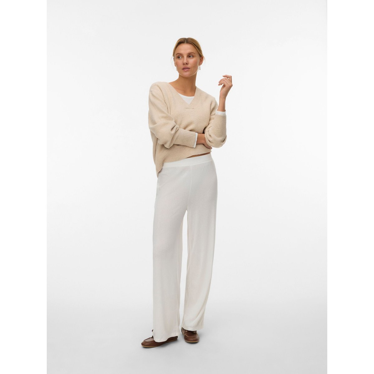 Pull En Maille silver mink, VERO MODA