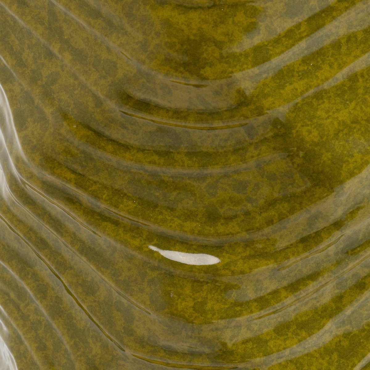 Lampadaire en grès et coton, LUMA vert, KARE DESIGN