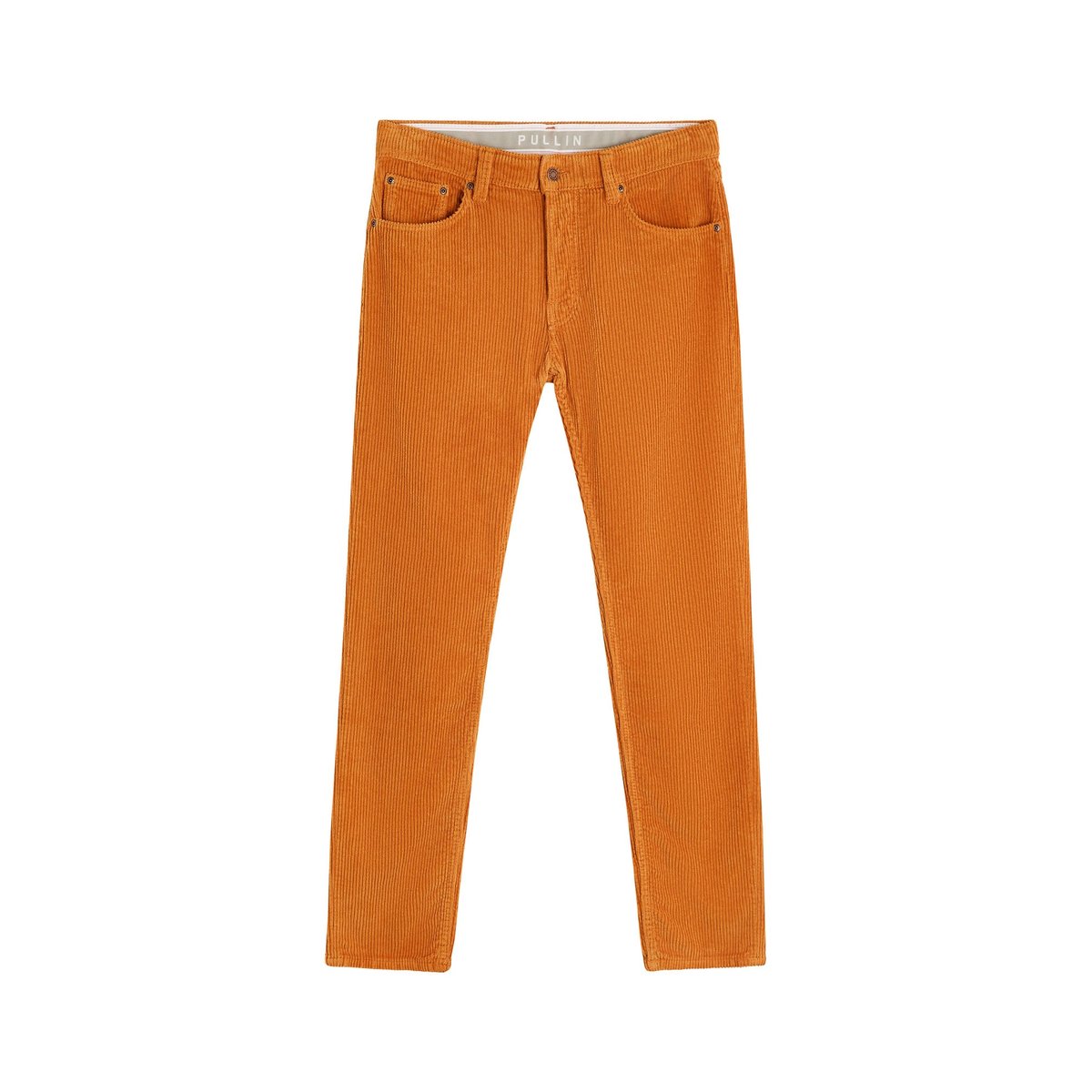 PANTALON REGULAR VELOURS POLUX orange, PULLIN