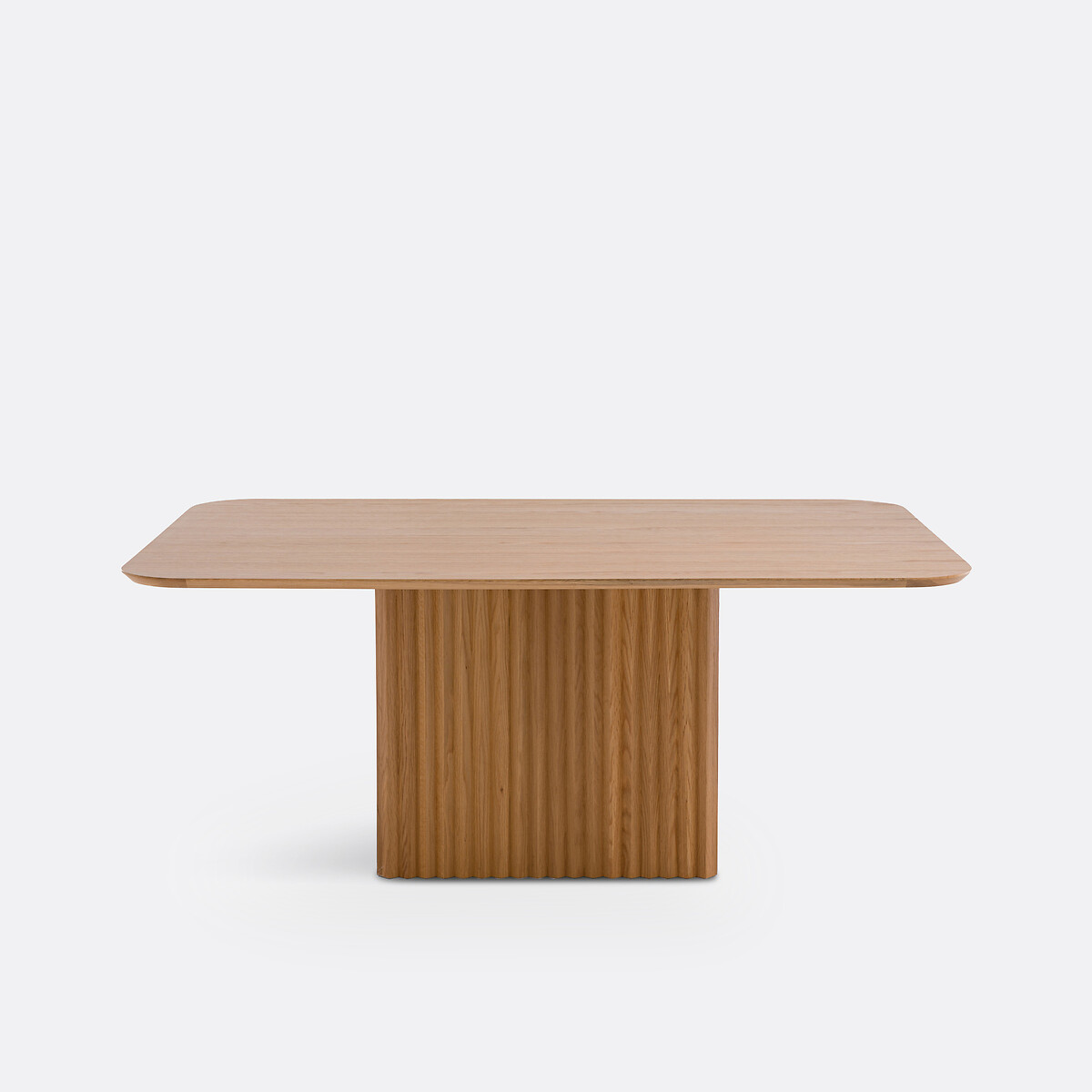 Table à manger pied central 6/8 couverts Onate chêne, LA REDOUTE INTERIEURS