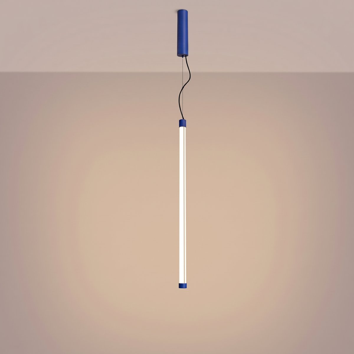 Suspension Acier Outremer LED 1 Trang outremer, EDEN