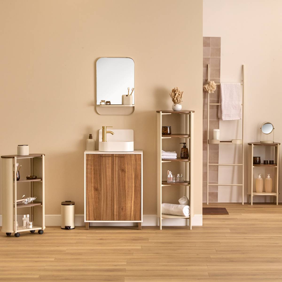 Miroir rectangulaire ARGILEO beige, 5FIVE SIMPLY SMART
