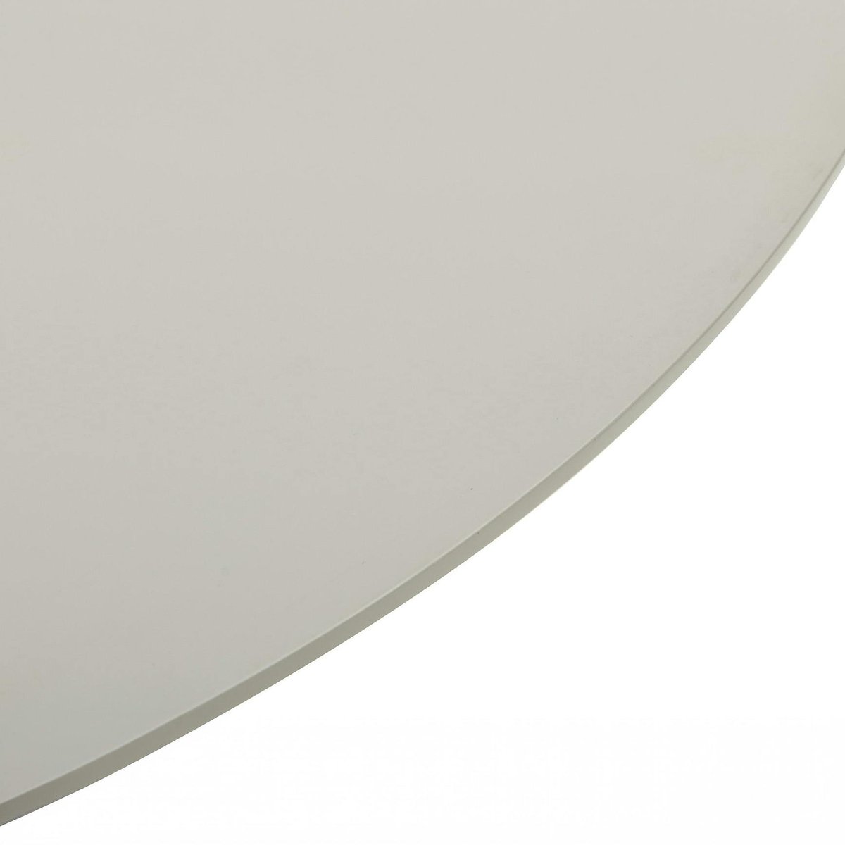Table à manger ronde ø120 MDF sable PRATO beige, PIER IMPORT