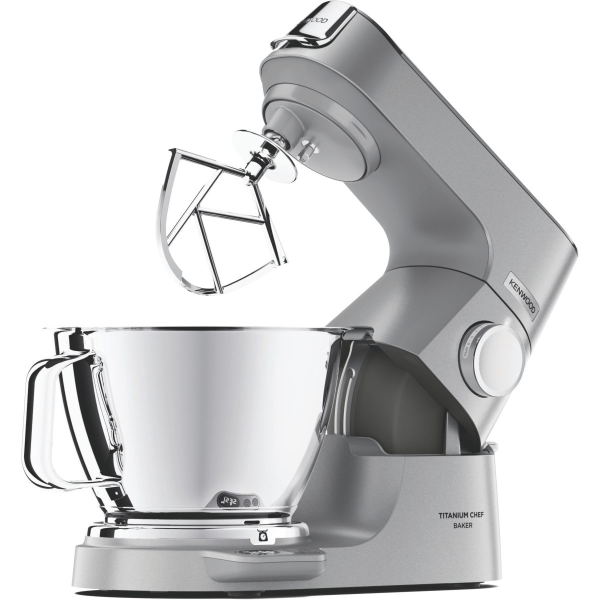 Robot pâtissier KVC85.009SI Titanium Chef Baker blanc, KENWOOD