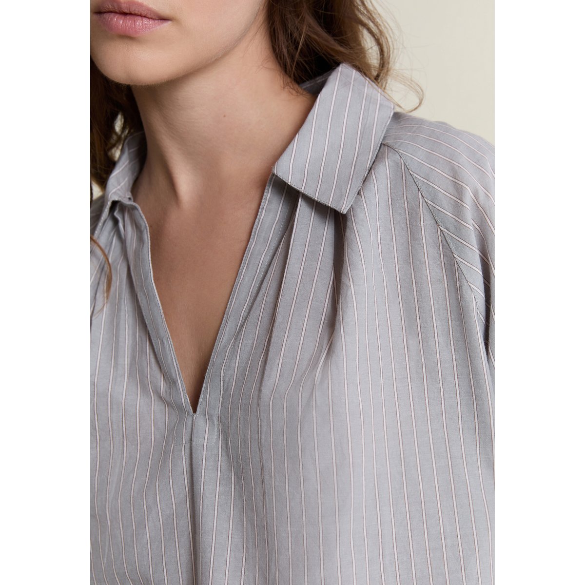 Blouse à rayures en coton BELINDA RAY oxygene, ETAM