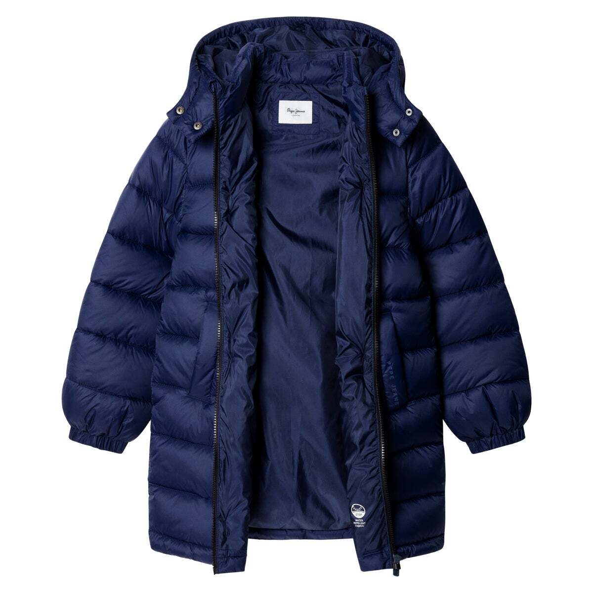 Doudoune Longue Imperméable marine, PEPE JEANS