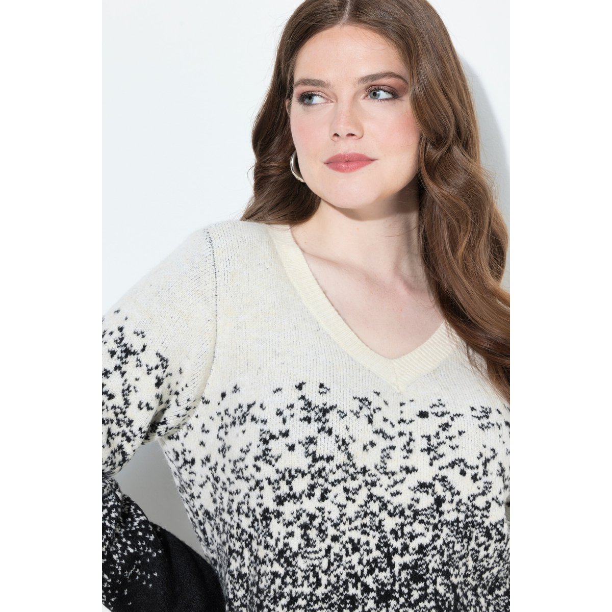 Pull avec dégradé de couleurs champagne clair, ULLA POPKEN