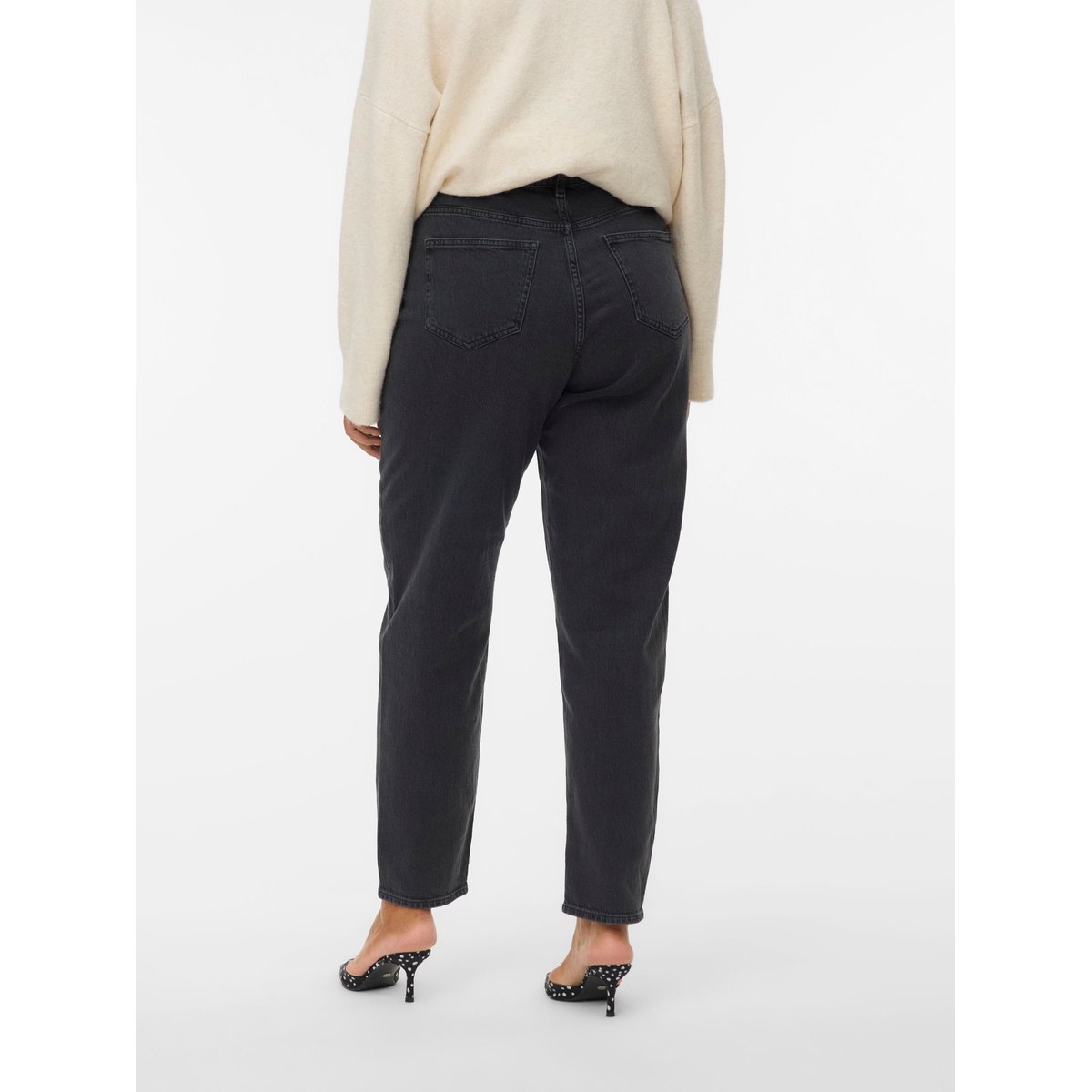 Jean Mom dark grey denim, VERO MODA