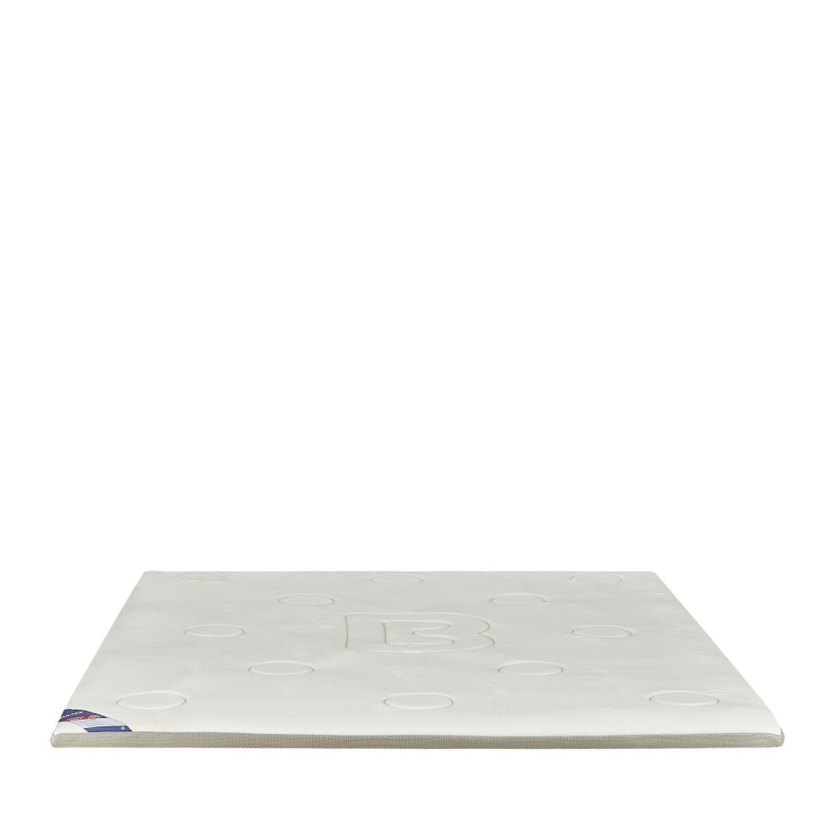 Surmatelas à mémoire de forme 5 cm, accueil enveloppant- MEMO 5 couleur unique, BULTEX
