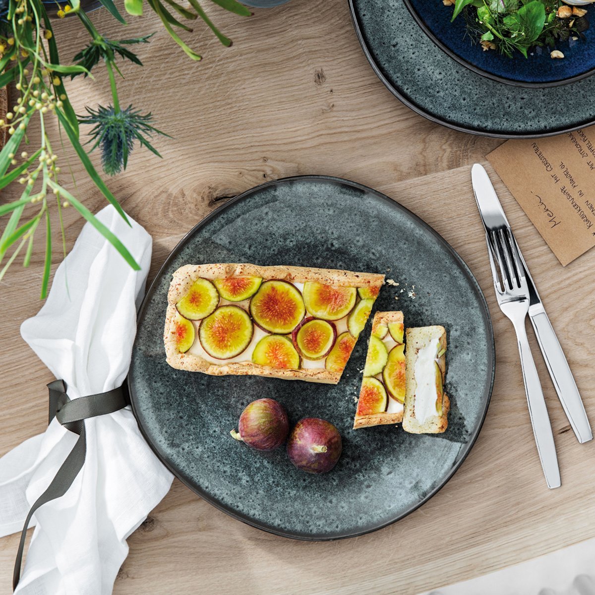 Assiette Plate LAVE gris, LIKE. BY VILLEROY & BOCH