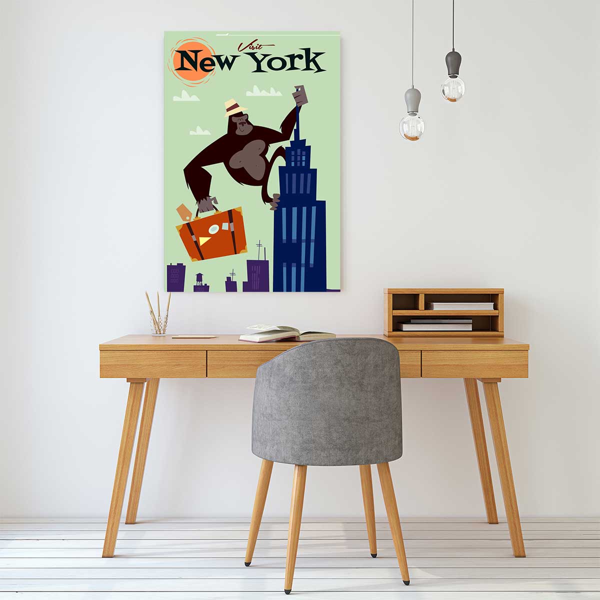 Tableau king- kong tableau alu dibond, HEXOA