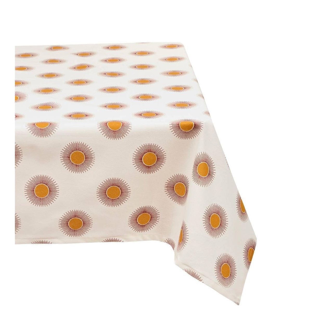Nappe en coton Soleil beige, EDEN
