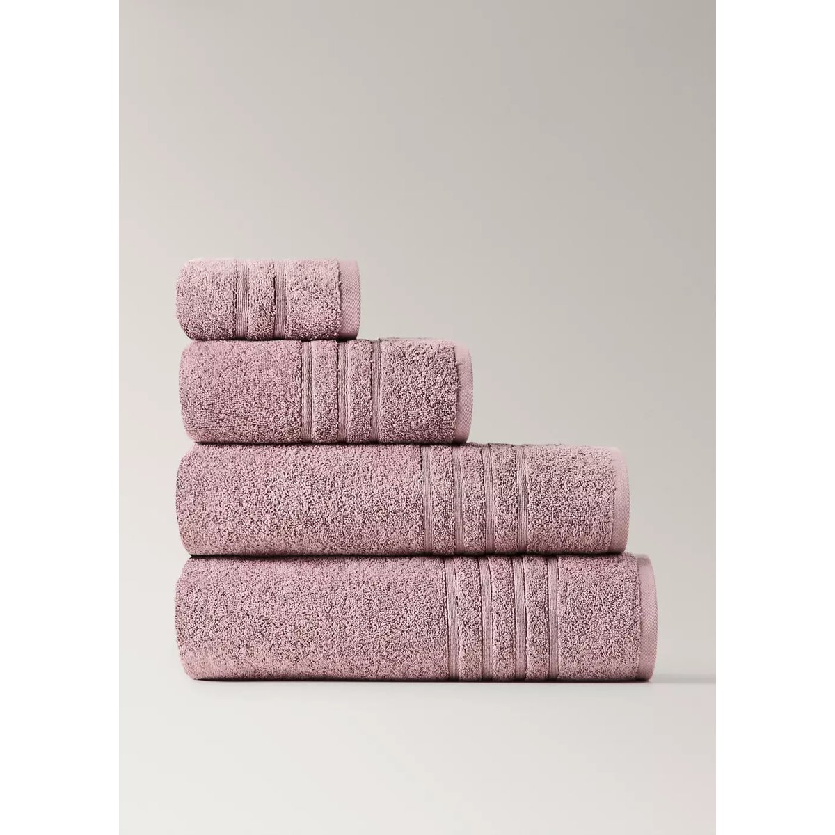 Serviette de bain coton rose, MANGO HOME