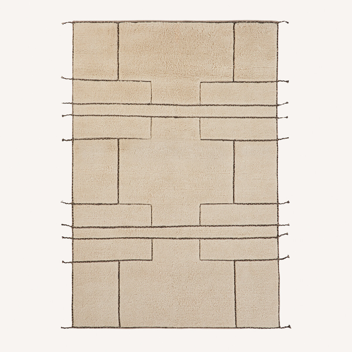 Stauro Hand-Knotted Rug ivory/grey, AM.PM