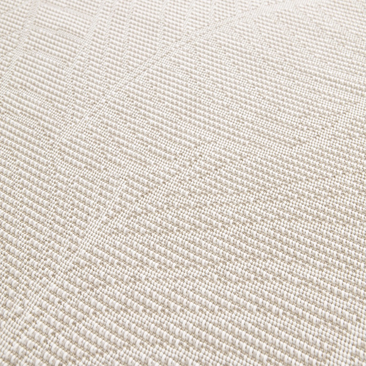 Tapis extérieur intérieur feuilles tissé  SUNSHINE LEAVES crème, THE DECO FACTORY