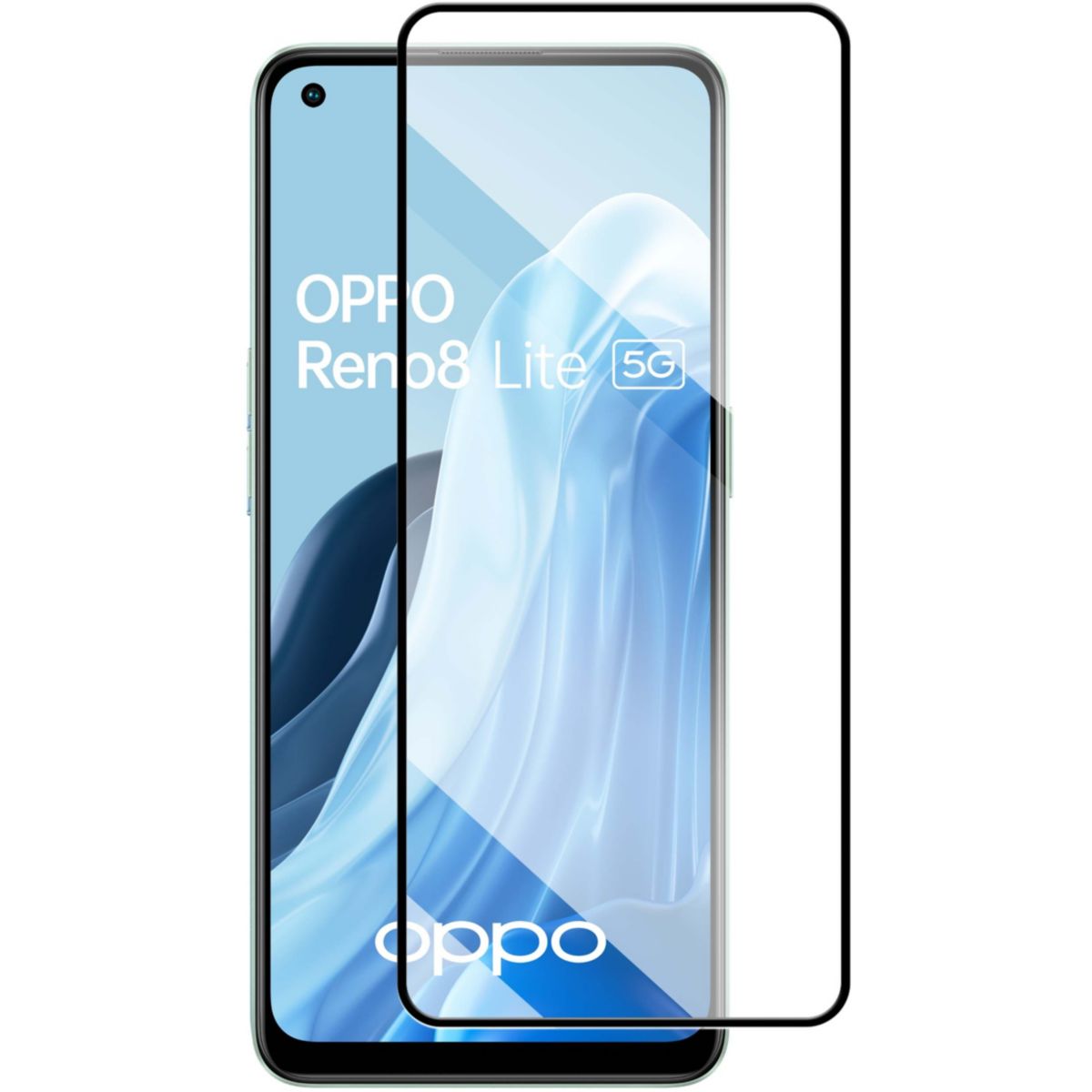 Protège écran Reno 8 Lite Verre trempé transparent, OPPO