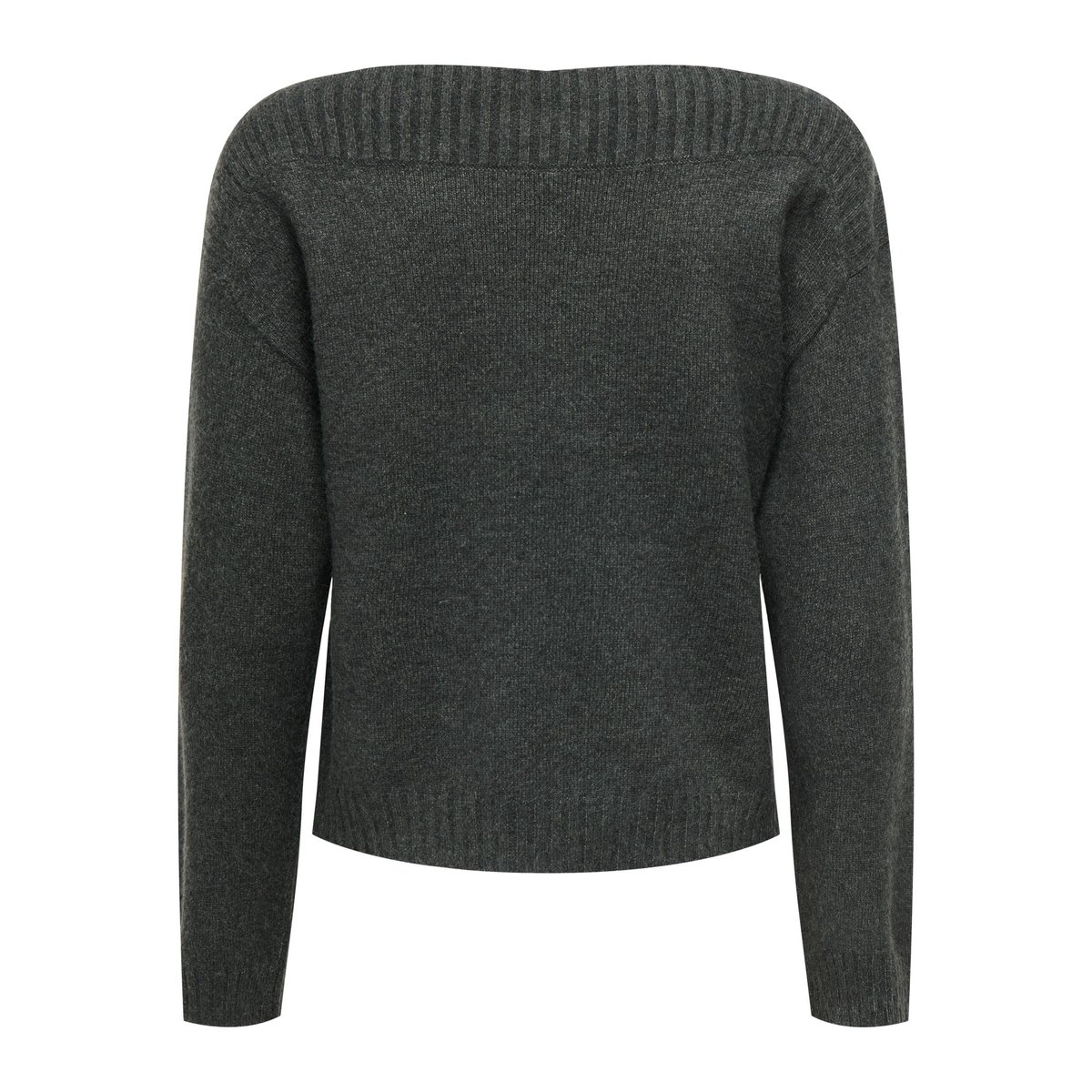 Pull En Maille dark grey melange, ONLY
