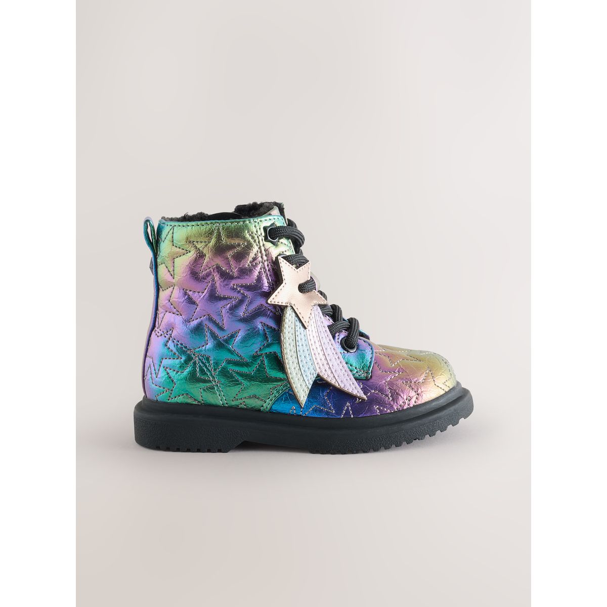 Bottines à lacets multi arc-en-ciel, NEXT
