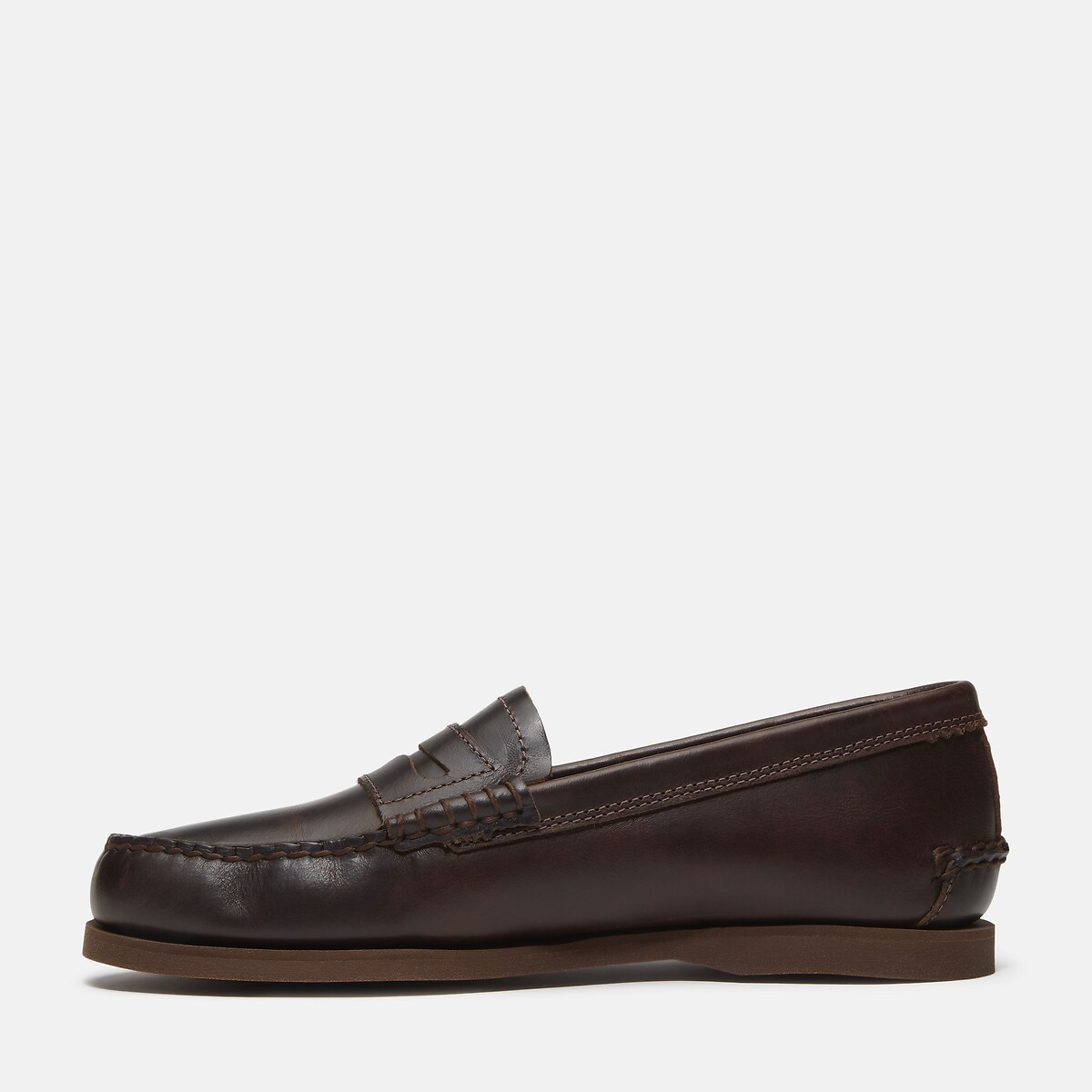 Mocassins classiques en cuir marron, TIMBERLAND