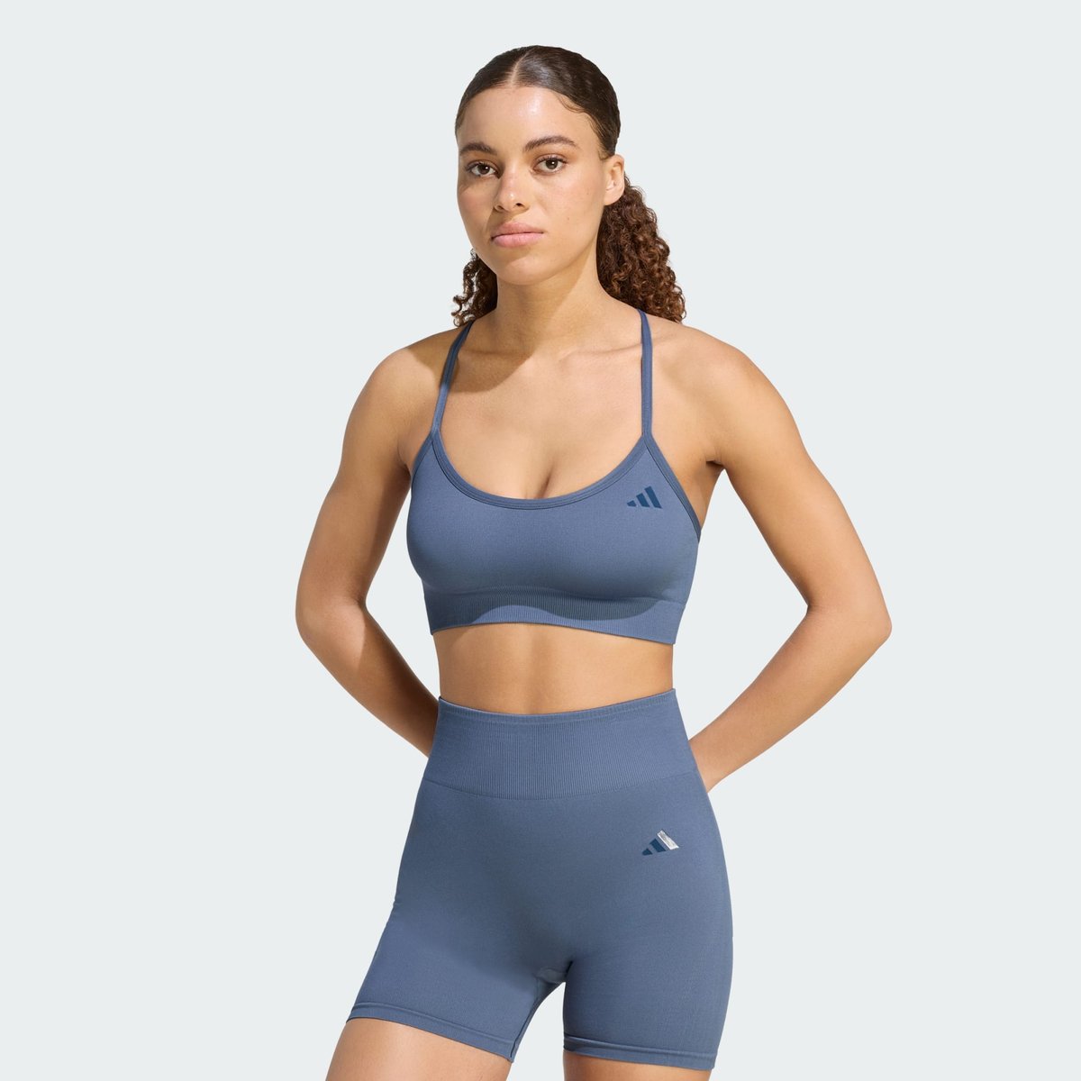 Brassière D’entraînement Maille Essentials Maintien Léger Brassière D’entraînement Maille Essentials Maintien Léger preloved ink, adidas Performance
