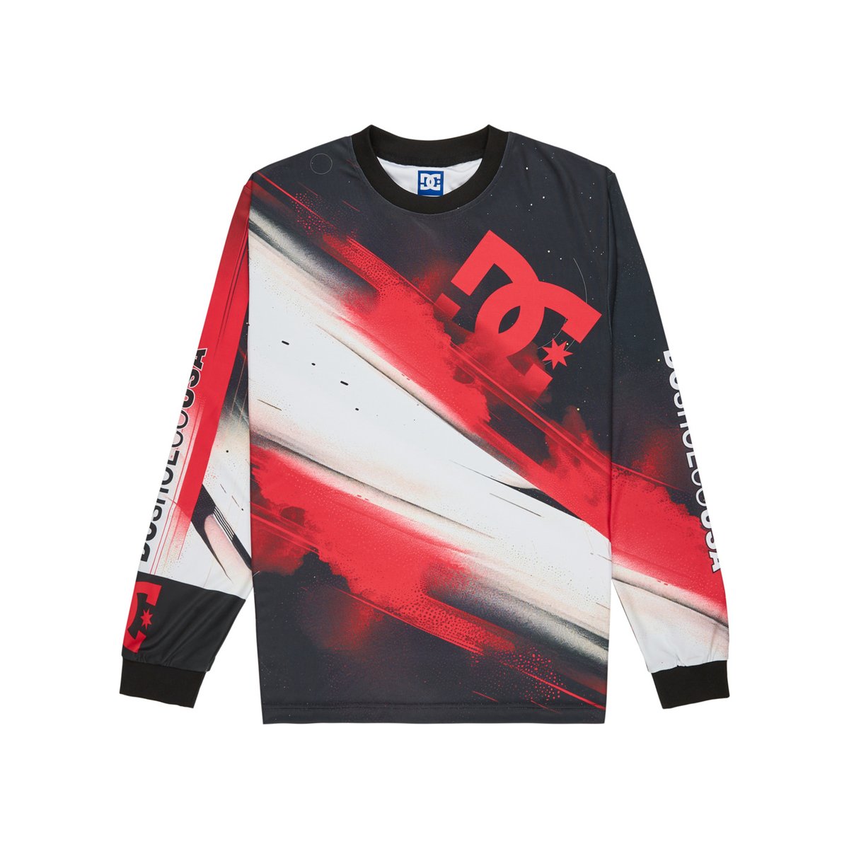 T-shirt à manches longues BURN OUT. rouge racing red, DC SHOES