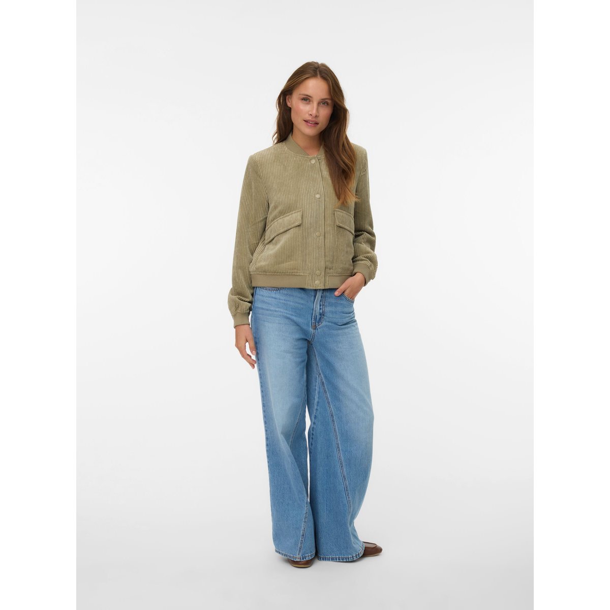 Veste Bomber verte - mermaid 1, VERO MODA