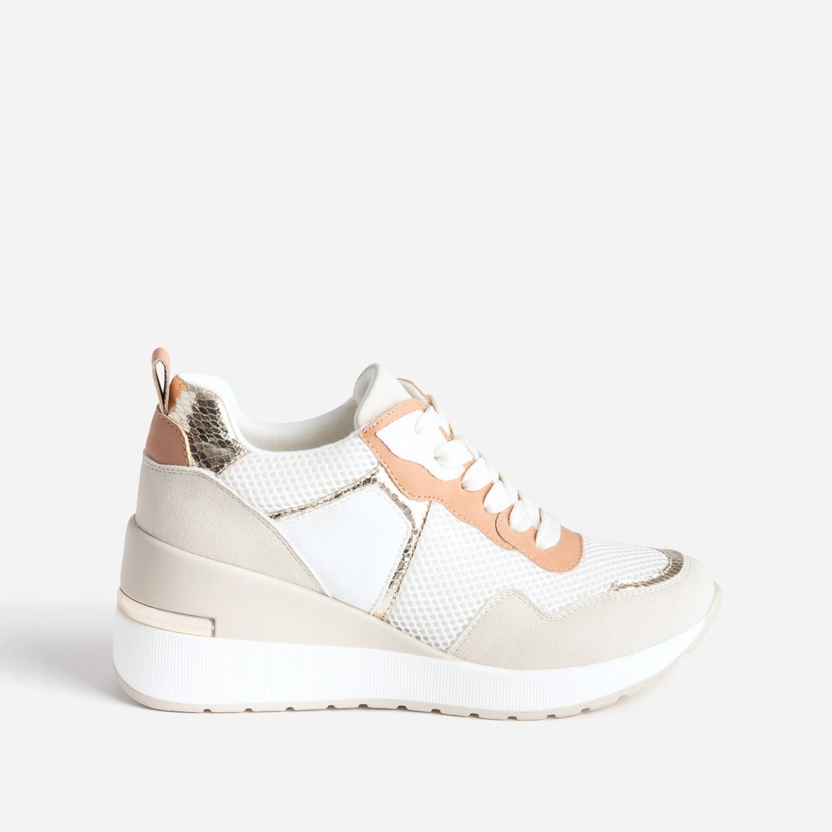 Basket PASCALISSE blanc/rose, ERAM