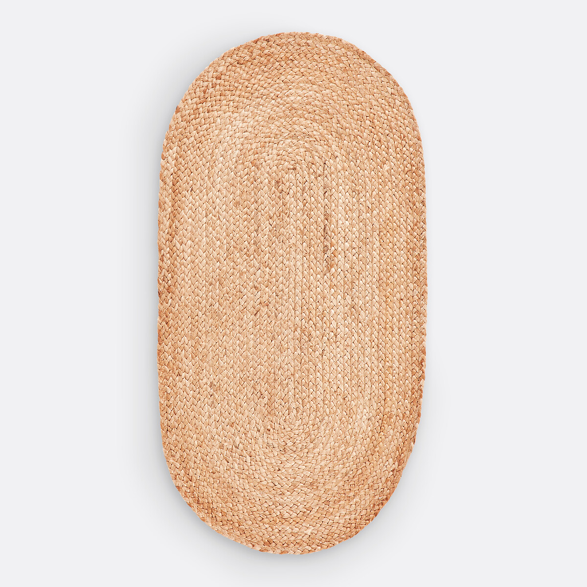 Alfombra de cama ovalada de yute, Aftas natural, LA REDOUTE INTERIEURS