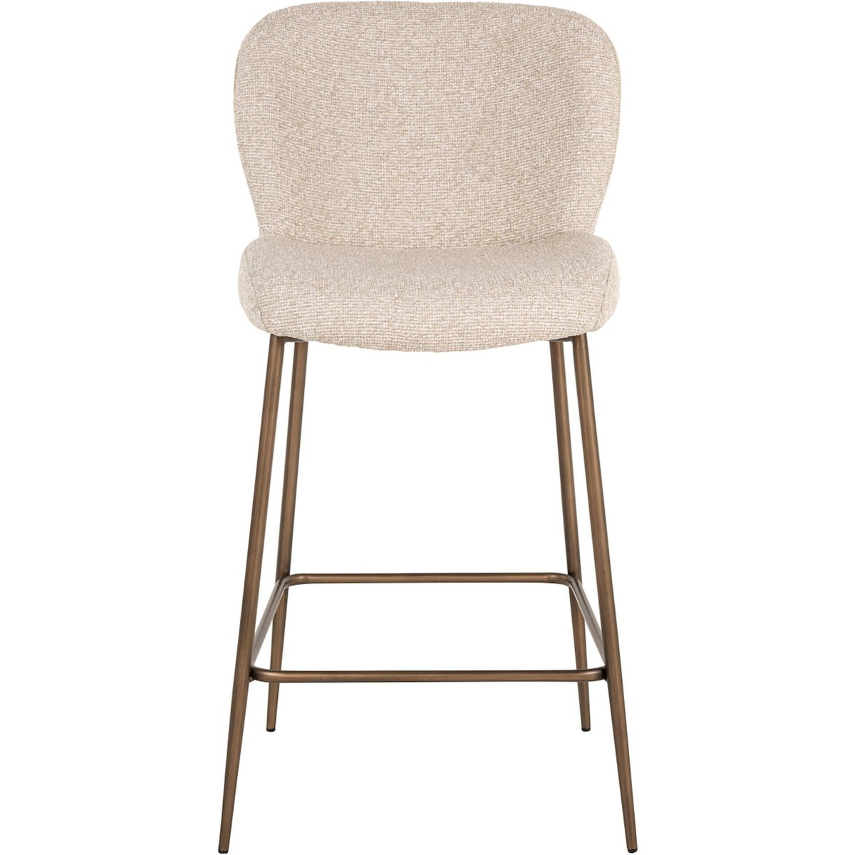 Tabouret de bar moderne, COLLECTION ODARBY biscotti beige chaleureux, RECOLLECTION