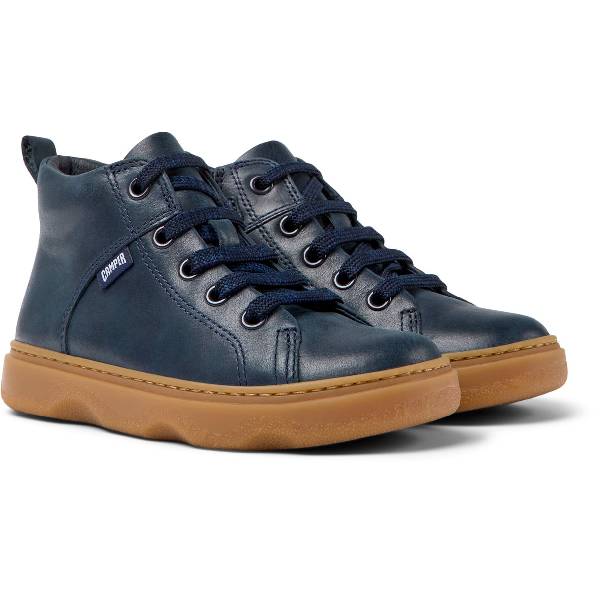 Baskets Kiddo Smooth Leather marine, CAMPER