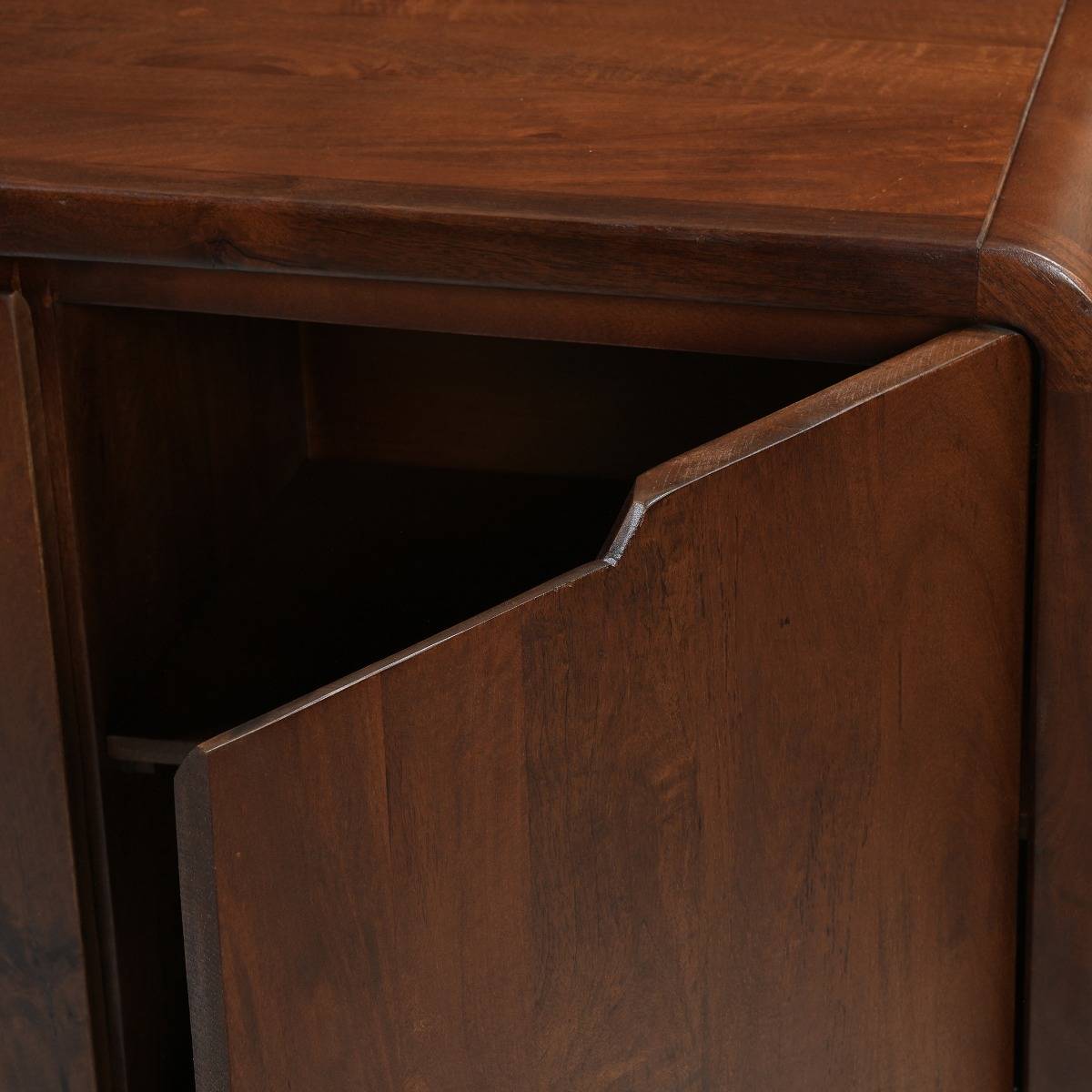 Buffet en bois de manguier foncé NORIEL bois foncé, MADE IN MEUBLES 