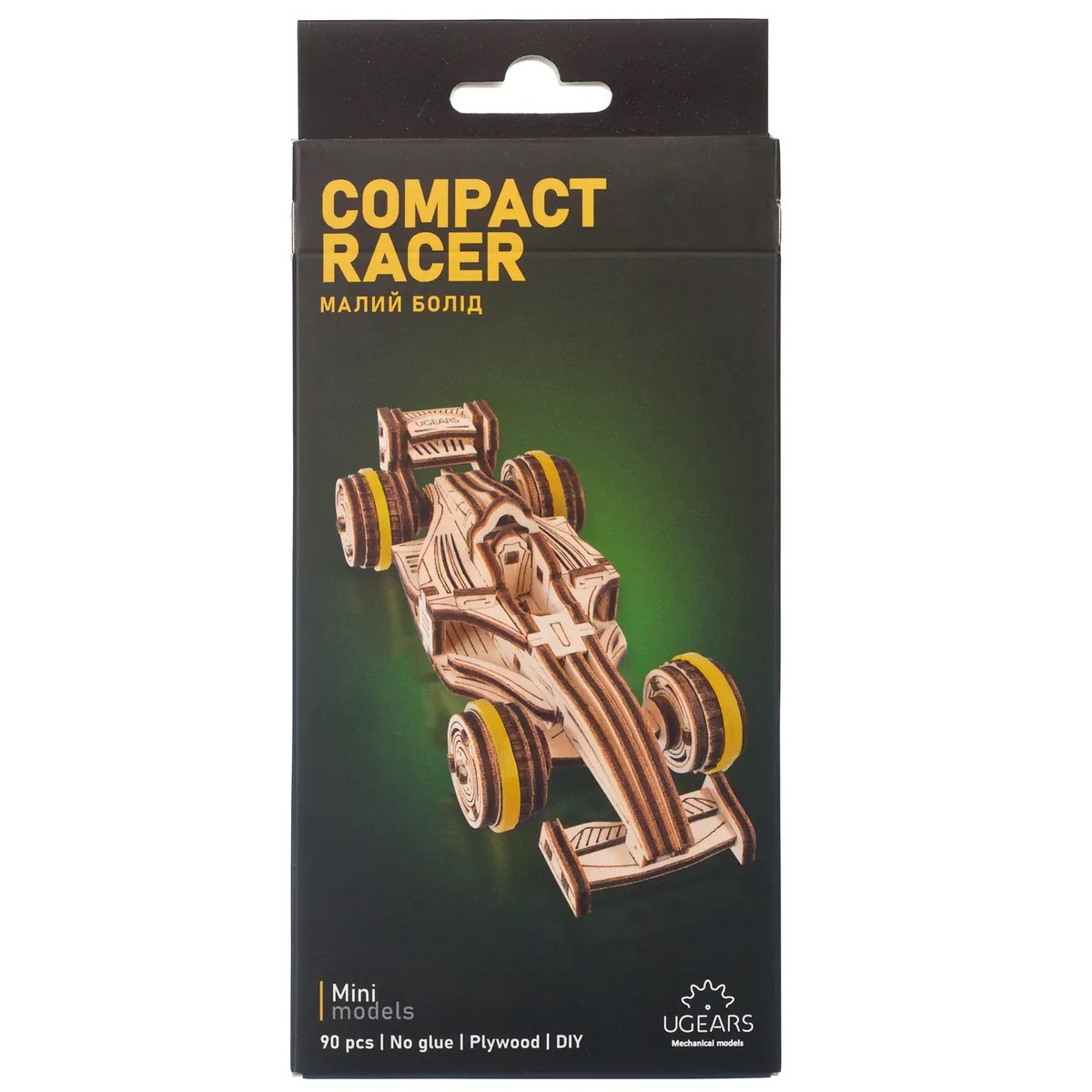 Puzzle 3D Mini bolide beige, UGEARS