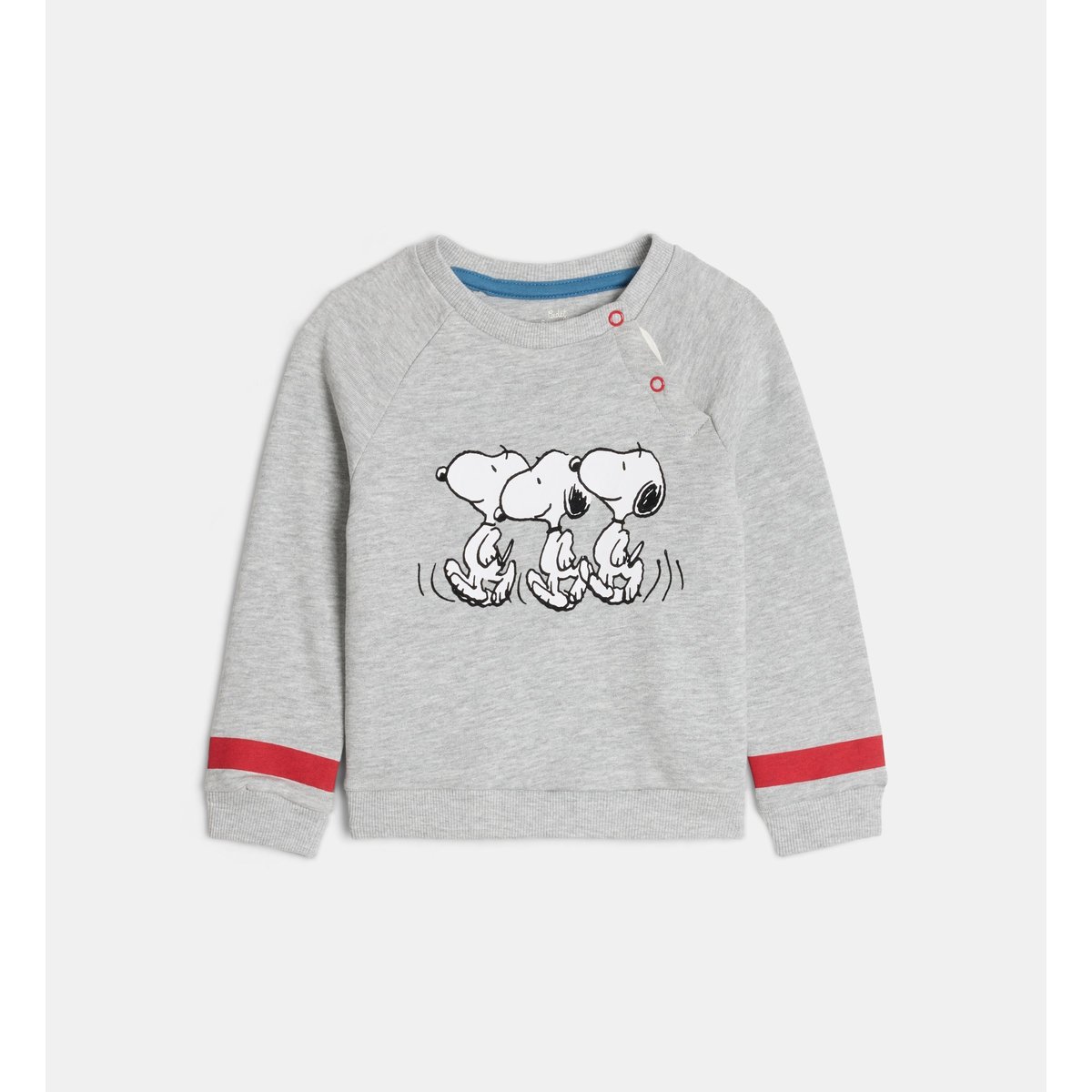 Sweat-shirt tatiti snoopy gris, CADET ROUSSELLE