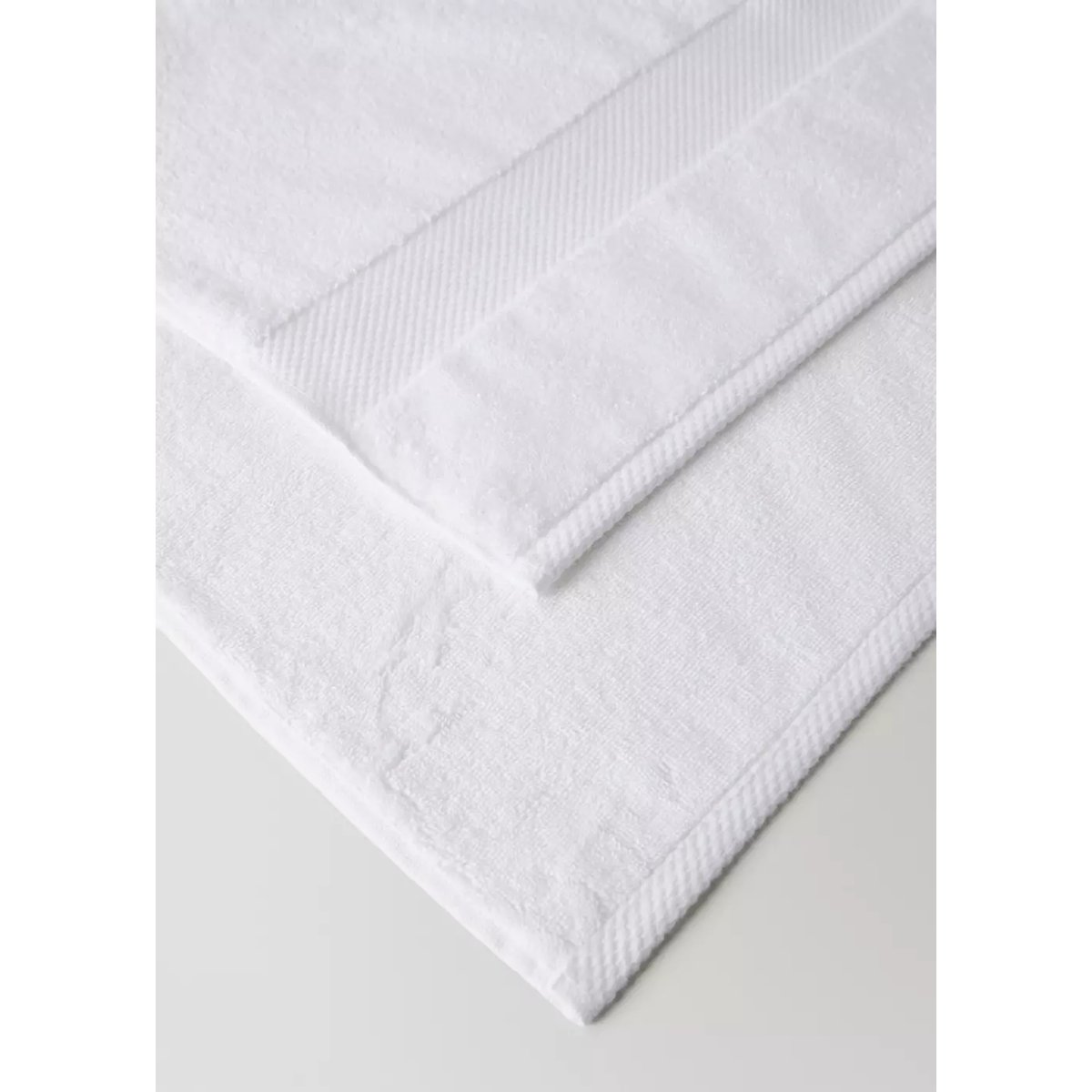 Drap de bain en coton extra doux blanc, MANGO HOME