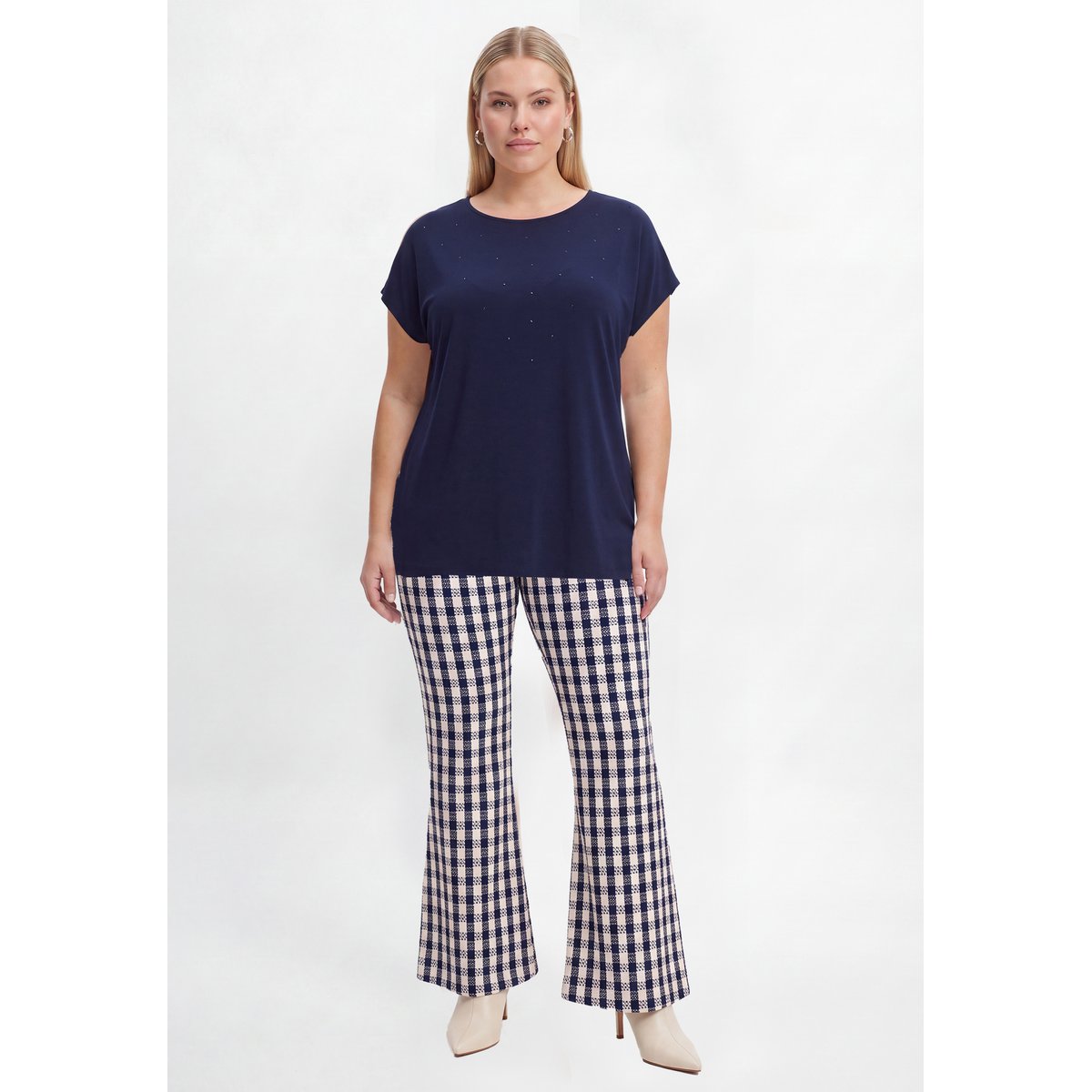 Pantalon Flare Fit bleu, YOEK