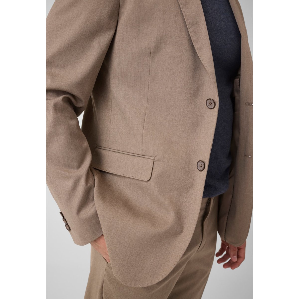 Blazer En Mélange De Viscose marron, GUESS