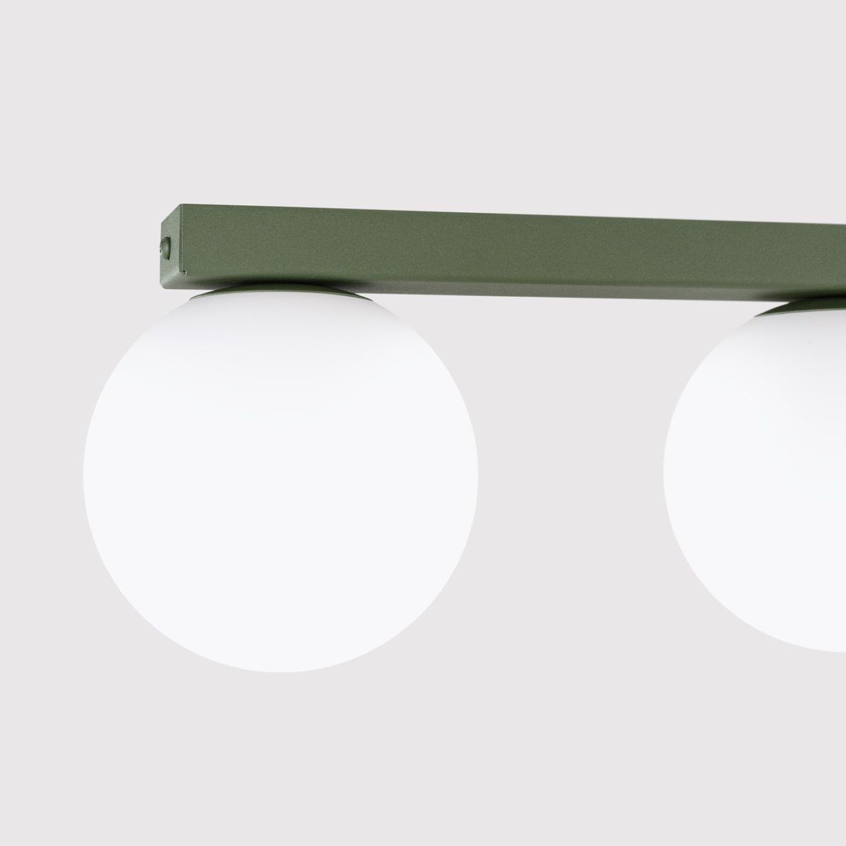 Plafonnier Acier Vert Olive G9 6 Yoli vert olive, EDEN