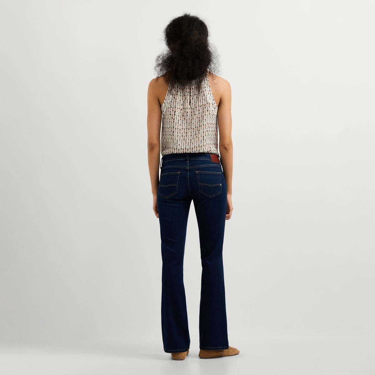 Piccadilly - Jean Coupe Bootcut, Taille Basse powerflex indigo foncé délavé, PEPE JEANS