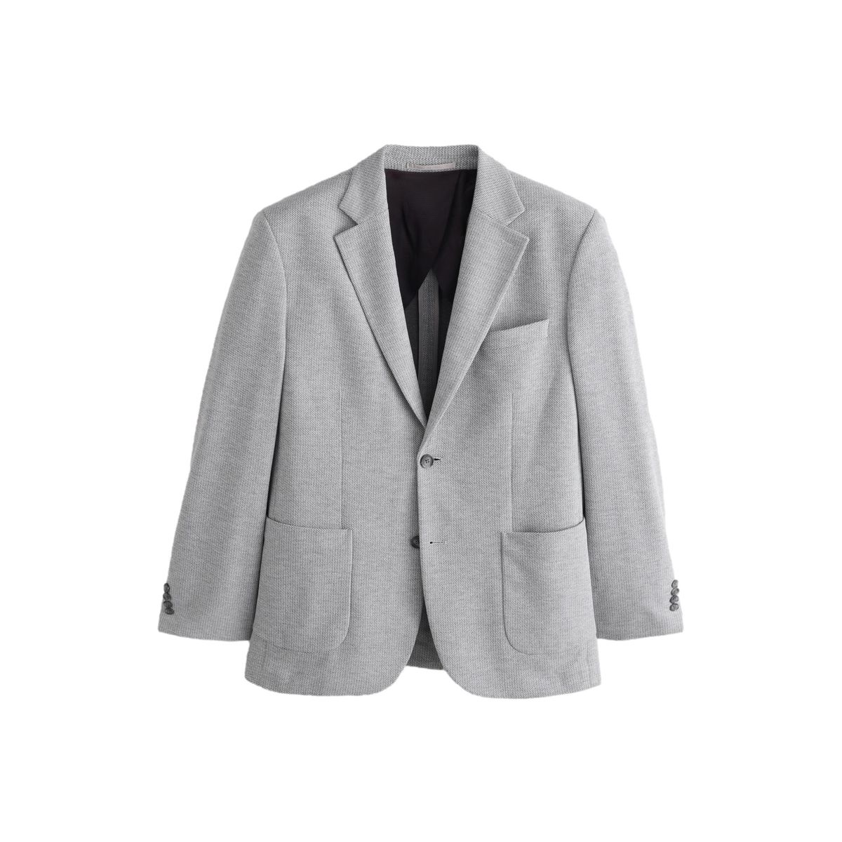 Blazer en jersey texturé gris, NEXT