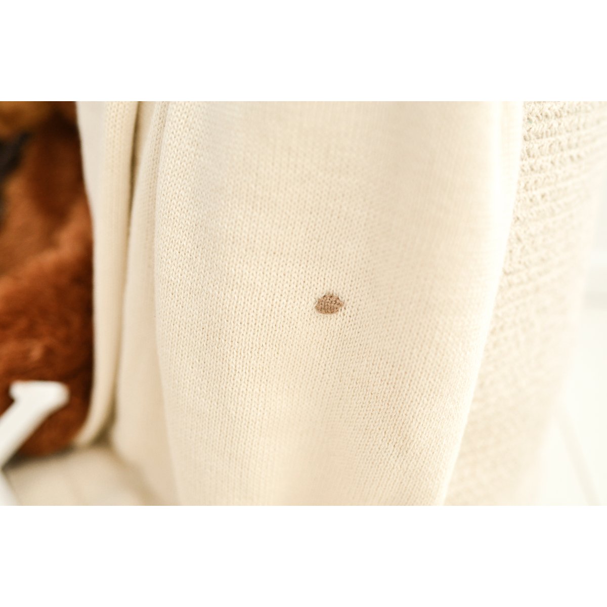 Couverture bébé coton, COOKIE beige, HAPPY DECOR KIDS