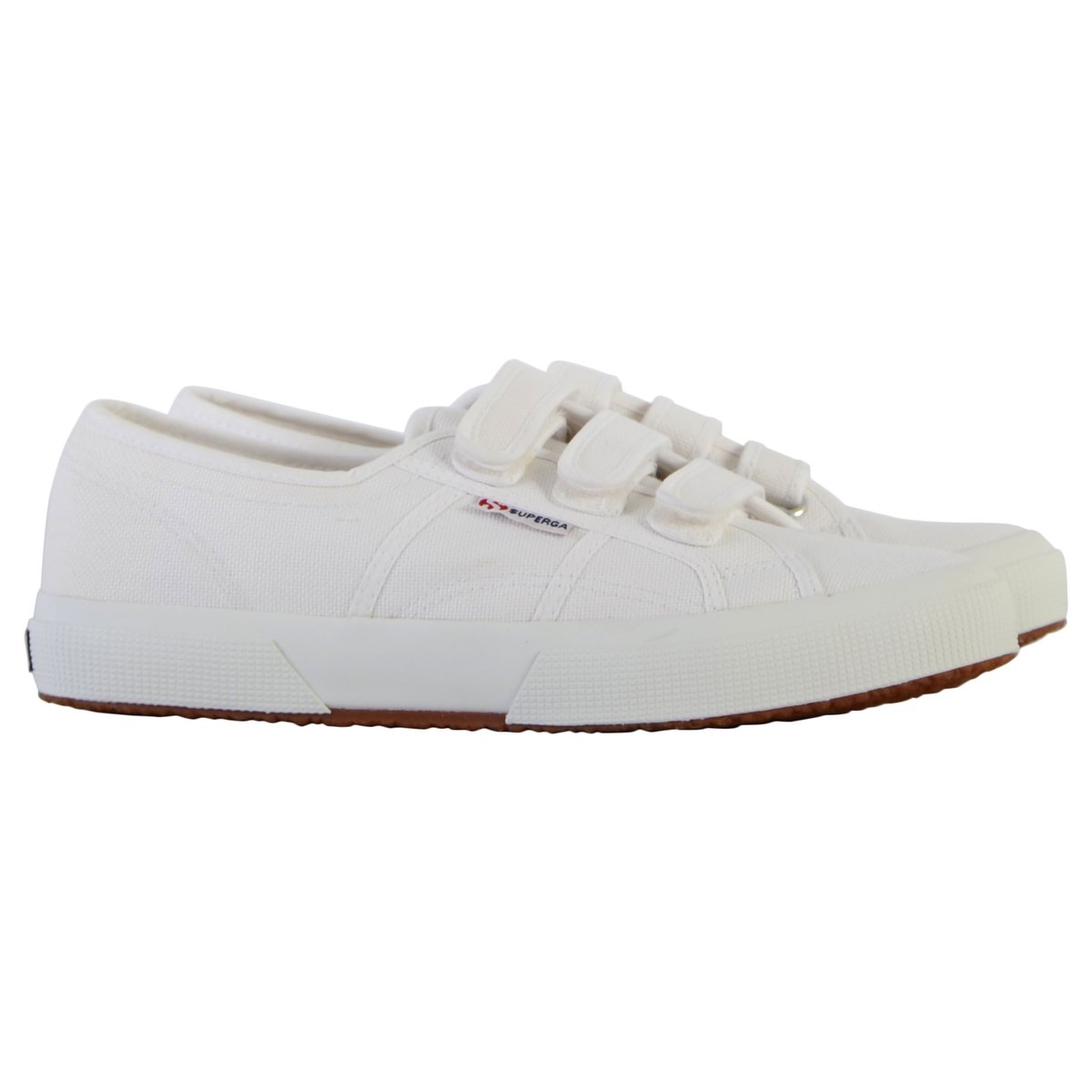 Baskets Classic Basses En Toile 2750 , Cot3strapu blanc, SUPERGA