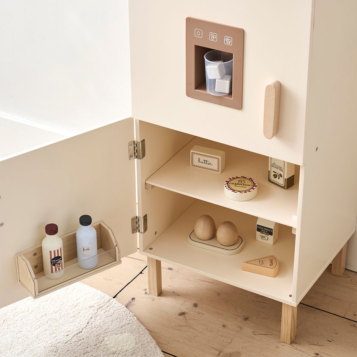 Jouet frigo 14 éléments CHANTILLY beige, PETITE AMELIE
