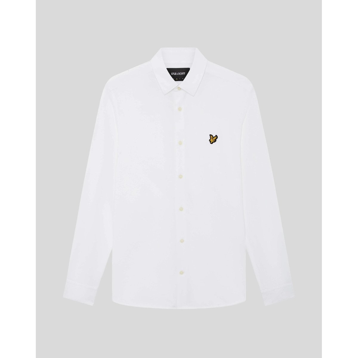 Chemise en coton Oxford Jersey blanc, LYLE & SCOTT