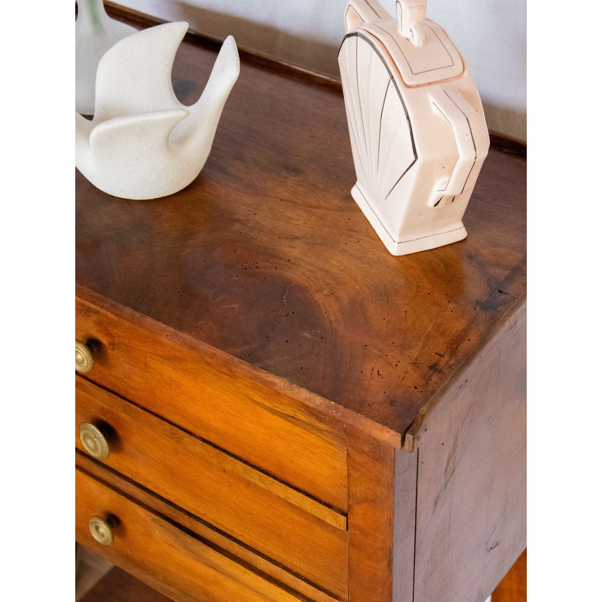 Meuble d'appoint en bois  Francine N°605 - Bon état bois foncé, DEBONGOUT