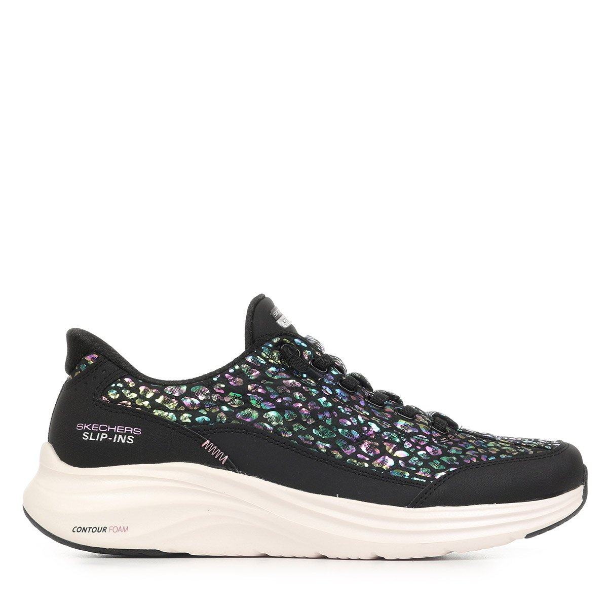 Baskets CONTOUR FOAM RADIANT GLOW black multi, SKECHERS