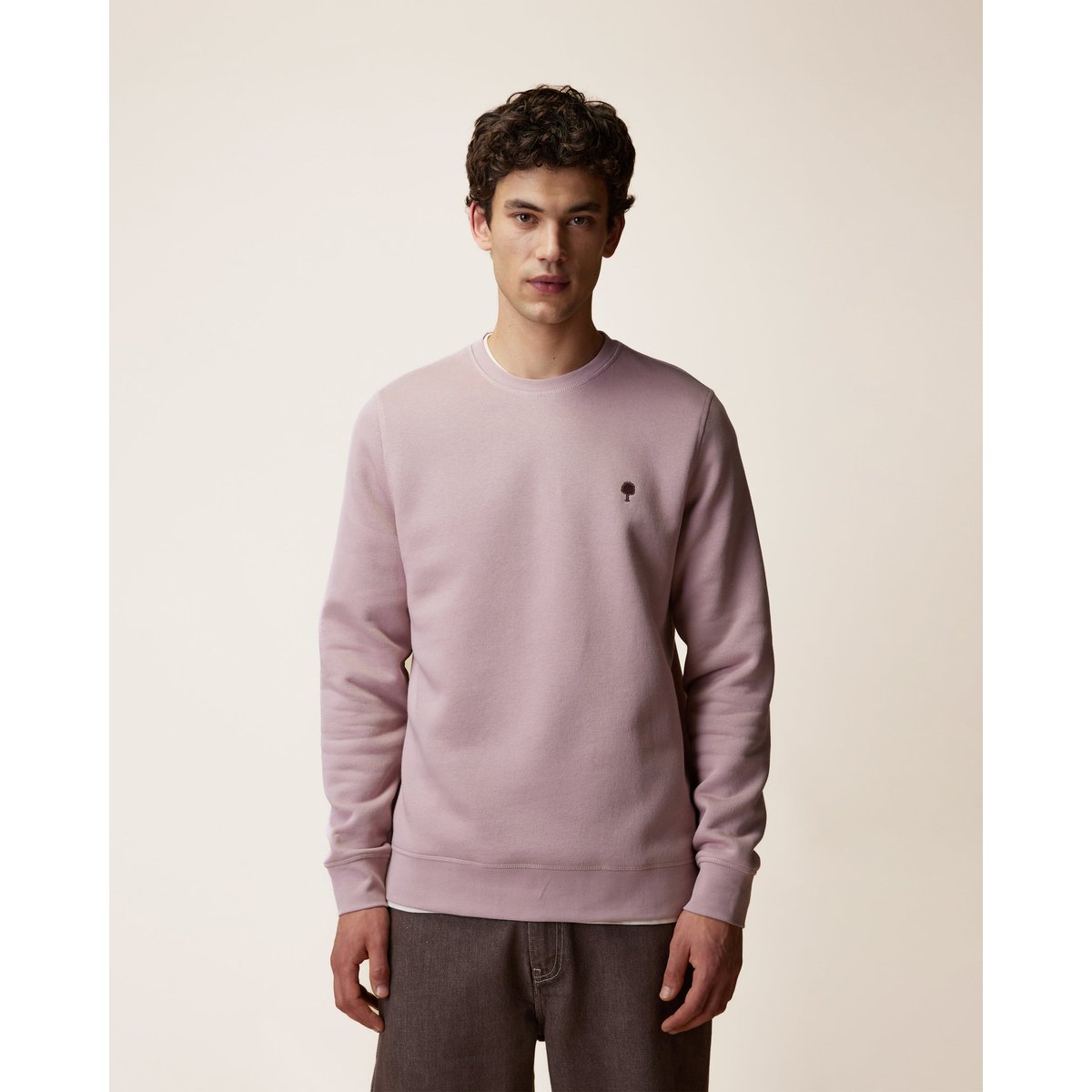 Sweat en molleton mauve, FAGUO