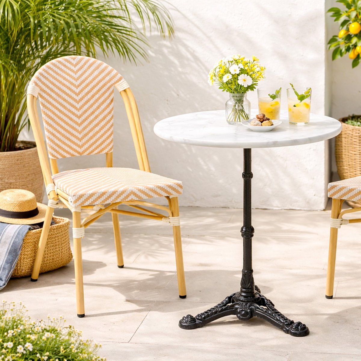 Chaise de jardin, MONTMARTRE beige, KARE DESIGN
