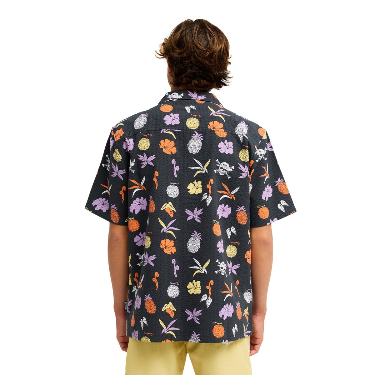 Chemise manches courtes ONE PIECE NO MI violet phantom opqs gomu no mi, QUIKSILVER