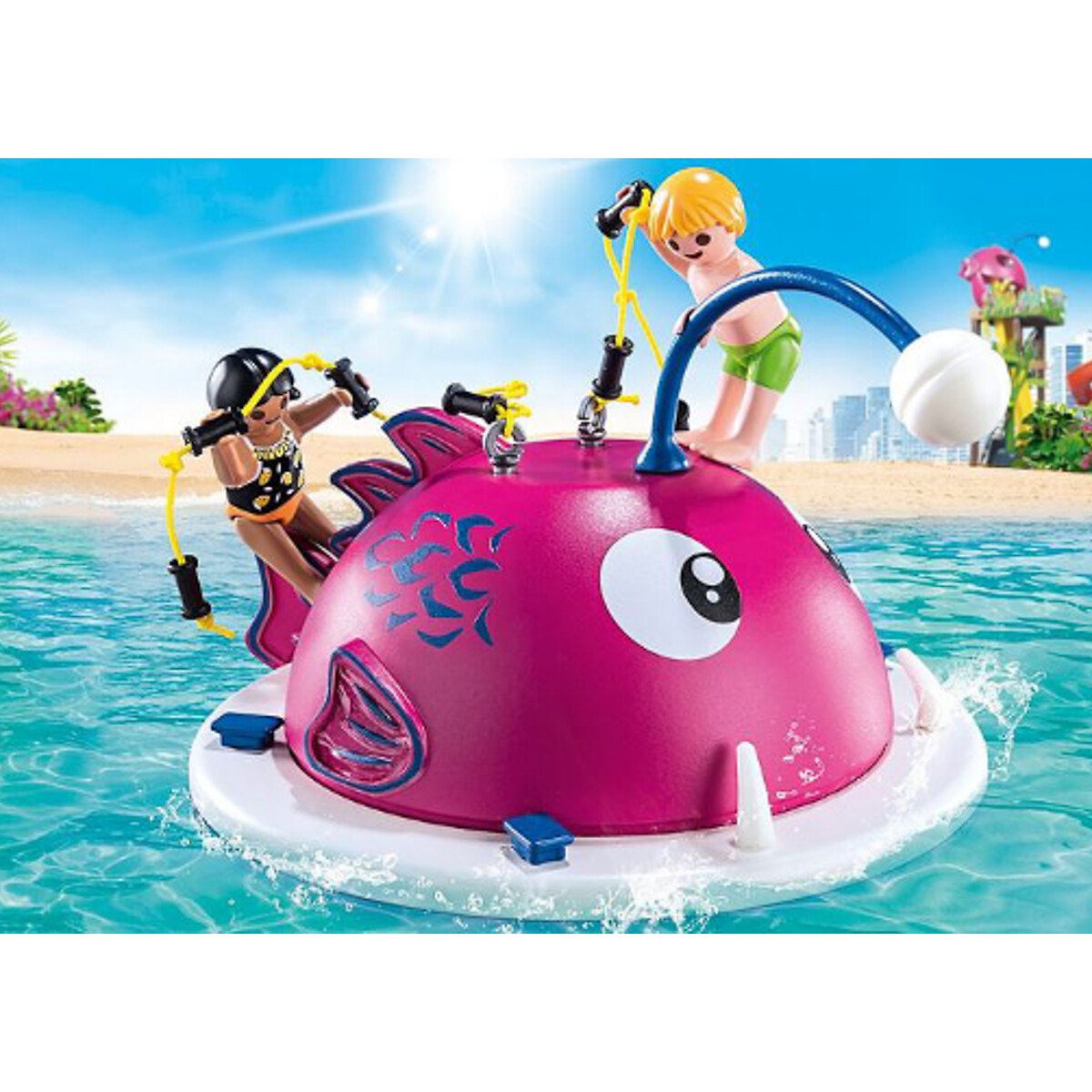 Aire de jeu aquatique multicolore, PLAYMOBIL