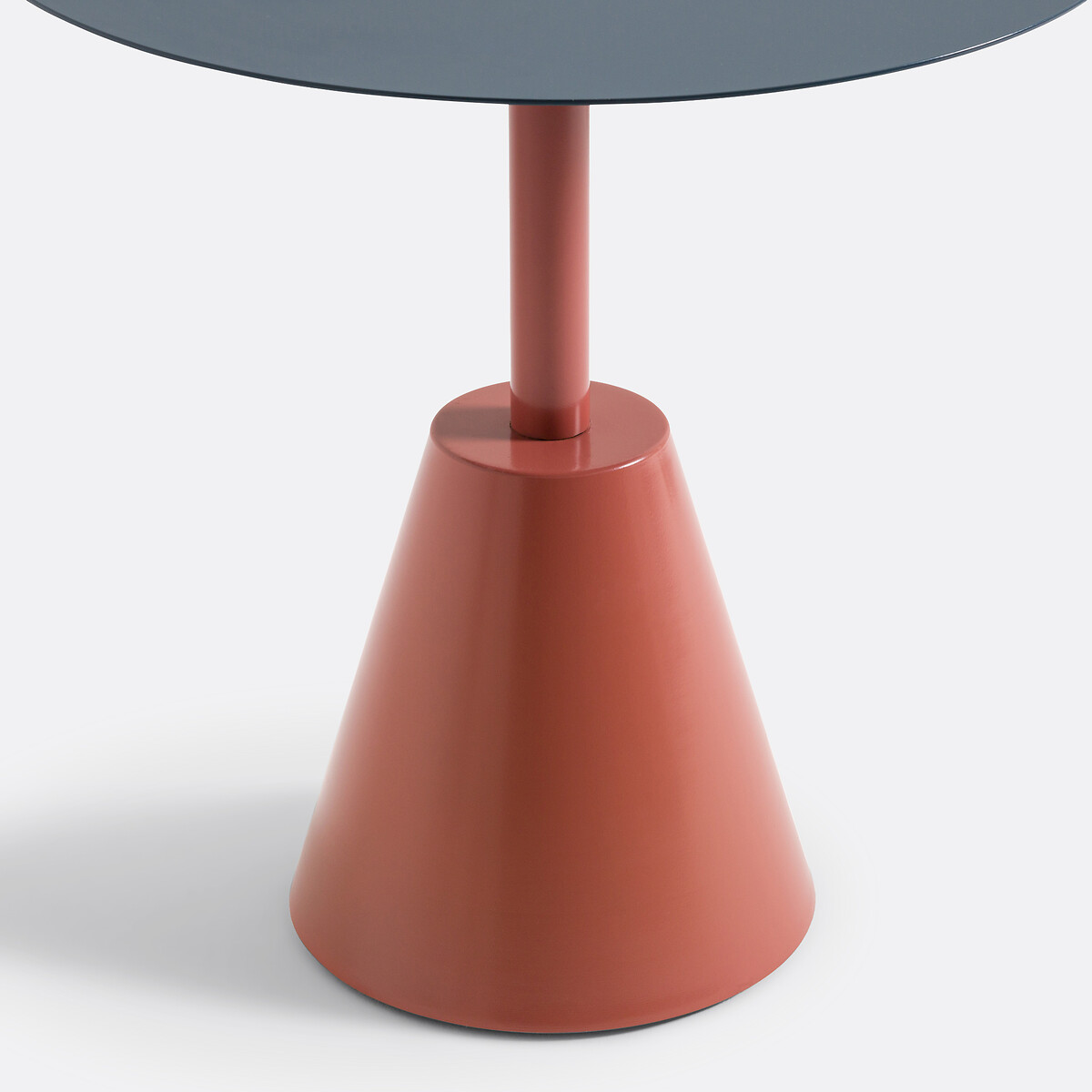 Klapi Metal Garden Table blue/terracotta, LA REDOUTE INTERIEURS